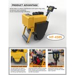 Vibratory Road Roller Factory - Direct Machines Single Drum Compactors