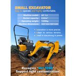 Backhoe Loader Manufacturer - Newly Designed Mini Towable Excavator
