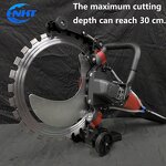 Ring Saw Machine Manufacturer - 220v Electric 30cm Cutting Depth Concrete