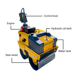 Double Drum Vibratory Roller Manufacturer - HT-650D-10 High Efficiency 4KW/9KW