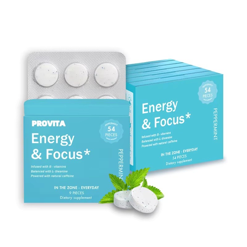 Energy Gum Manufacturer - OEM Hot selling energy caffeine gum sugar free L-theanine focus