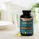 Fish Oil Softgel Factory - OEM Hot Sale Fish Oil Softgel Brain Heart Health Omega 3 DHA EPA