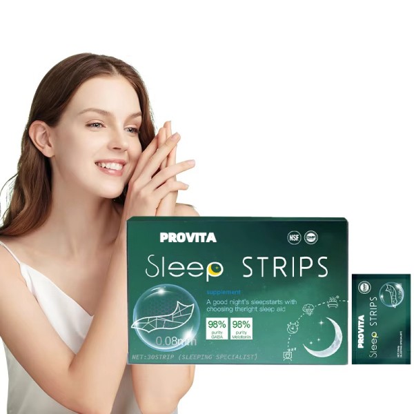 睡眠含片生产商-代工热销褪黑素γ-氨基丁酸薄荷膜