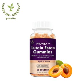 Lutein Gummies Manufacturer - Bulk Improve Eyesight Apricot Pomegranate Extract Zinc Immunity