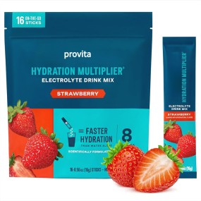 Electrolyte Supplement Factory - OEM 16-Pack Strawberry Flavor Electrolyte Brewing Powder Sports