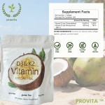 椰子提取物胶囊供应商-批发GMP厂家定制D3 K2软胶囊钙