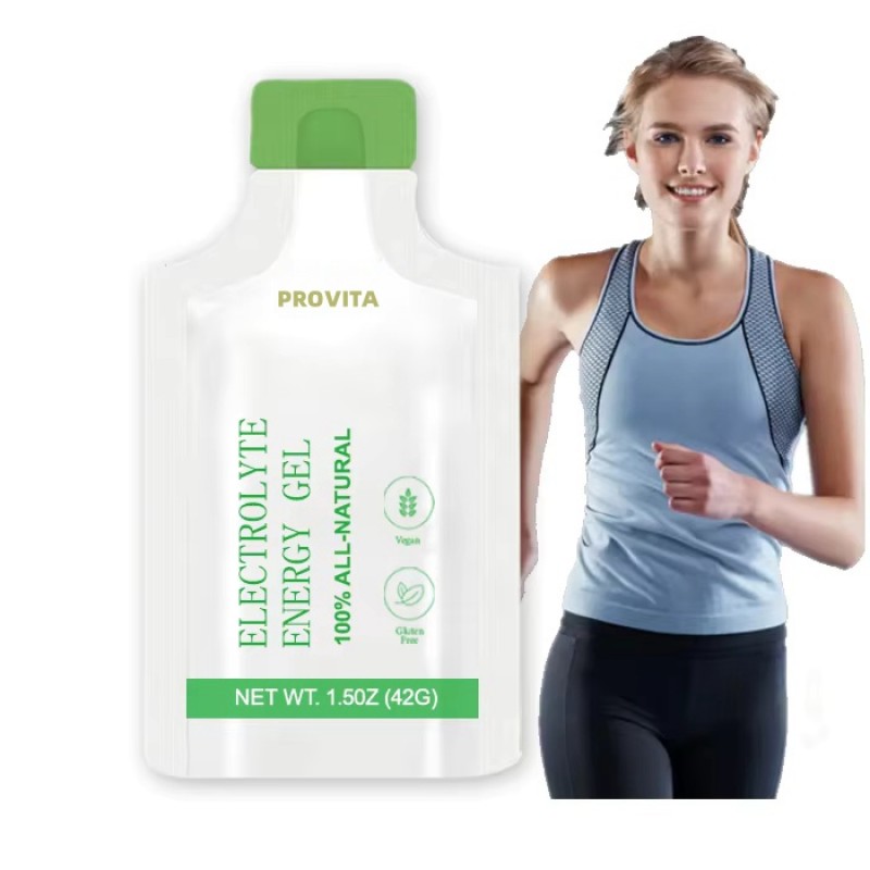 Strength Energy Gel Supplier - Bulk Private Label Custom Shape Energy Gel with Ginseng Electrolyte