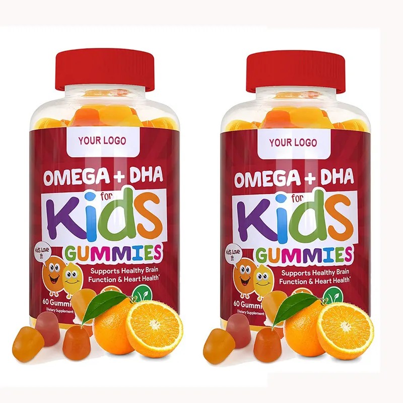Multivitamin Gummies Factory - Bulk Provita GMP Halal Kids DHA Omega 3 Brain Joint Heart