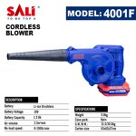 Cordless Blower Factory - 4001F 20V Brushless Air Blower
