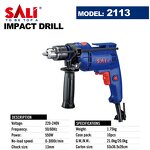 Impact Drill Manufacturer - 550W 13mm Hand Power Tools
