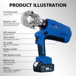 Hydraulic Pliers Manufacturer - 16-300 Sqmm Cordless Crimping Tool