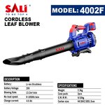 Cordless Blower Manufacturer - 4002F 20V/4.0Ah Electric Blower