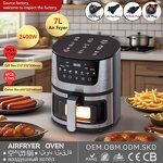 Air Fryer Manufacturer - 7L Intelligent Visual Touch Oven