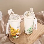 Vacuum Thermos Cup Factory - Quick Open Button Lid Cup