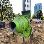 Cement Mixer Manufacturer - 350L Diesel Engine Mobile Mixer