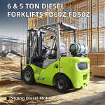 Gas Forklift Manufacturer - New 3Ton Food Beverage Industry