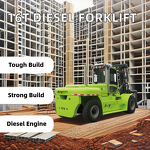 Diesel Forklift Manufacturer - 16 Ton Heavy Machinery Handling
