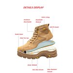 Safety Boots Manufacturer - Unisex Steel Toe Faux Suede