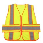 Work Vest Manufacturer - ANSI CE Men's Orange High Visibility