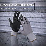 Work Gloves Factory - Nylon Spandex Nitrile Foam Dot
