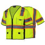 Safety Vest Manufacturer - ANSI EN20471 Fluorescent Mesh