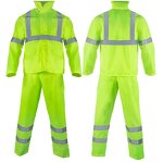 Construction Rain Jacket Manufacturer - Men's High Visibility