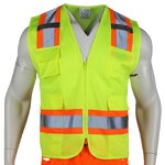 Safety Vest Factory - ANSI CE Class 2 Multi-Pocket Vest