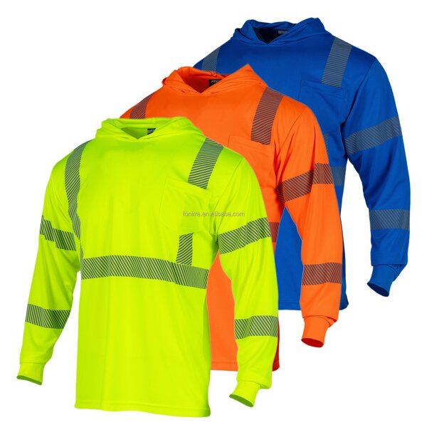 Reflective Shirt Factory - Class 3 UPF 50+ Hood Work Wear