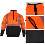Safety Hoodie Factory - ANSI Class 3 Reflective Zip-Up