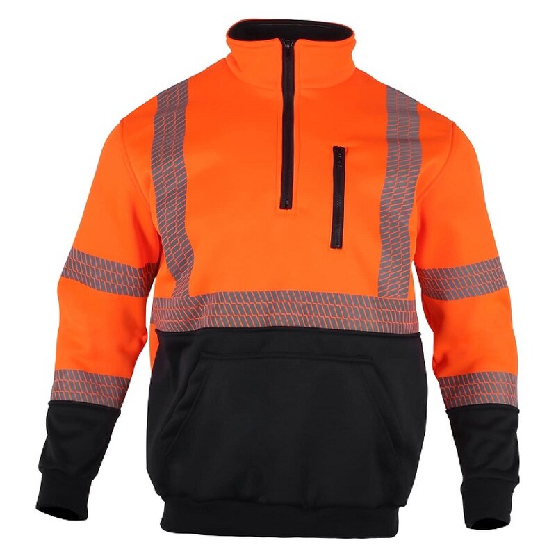 Safety Hoodie Factory - ANSI Class 3 Reflective Zip-Up