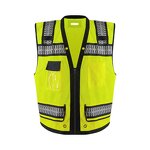 Safety Vest Manufacturer - ANSI EN20471 Fluorescent Mesh