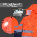 Hi Vis Rain Gear Factory - Class 3 5XL Reflective Raincoat