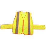 Work Vest Manufacturer - ANSI CE Men's Orange High Visibility