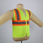Hi Vis Vest Factory - Men's Yellow Polyester Workwear Vest