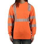 Hi Vis Shirt Factory - Women's ANSI Class 3 Long Sleeve