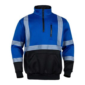 Safety Hoodie Manufacturer - ANSI Class 1 Reflective Zipper