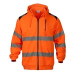 Reflective Hoodie Manufacturer - ANSI/ISEA Class 3 Orange