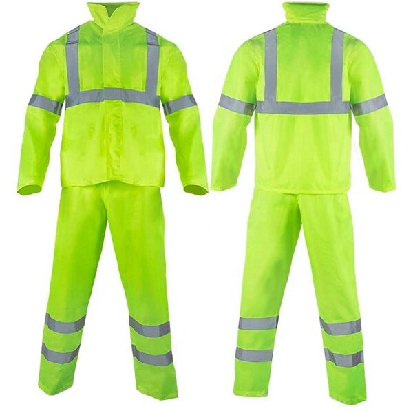 Hi Vis Jacket Factory - Reflective Waterproof Oxford Raincoat