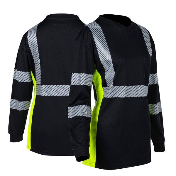 Hi Vis Shirt Factory - Women's ANSI Class 3 Long Sleeve
