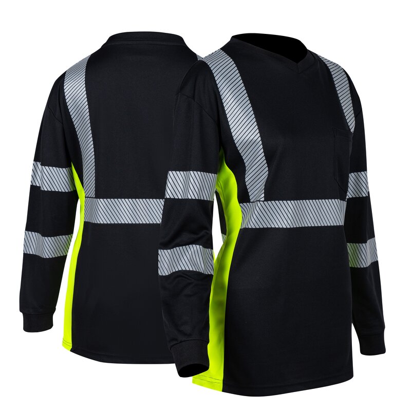 Hi Vis Shirt Factory - Women's ANSI Class 3 Long Sleeve
