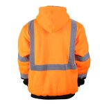 Hi Vis Jacket Factory - Class 3 Orange Fleece Work Jacket