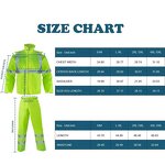 Hi Vis Jacket Factory - Reflective Waterproof Oxford Raincoat