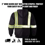 Hi Vis Jacket Factory - ANSI Class 3 Thick Reflective Sweater