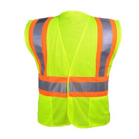 Hi Vis Vest Factory - Men's Yellow Polyester Workwear Vest