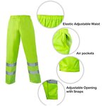 Hi Vis Jacket Factory - Reflective Waterproof Oxford Raincoat