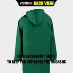 Rain Jacket Manufacturer - Customized 300D Oxford Long