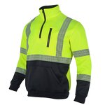 Safety Hoodie Factory - ANSI Class 3 Reflective Zip-Up