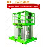 Aerial Work Platform Factory - Hydraulic Custom Single Mast Sky Lifter