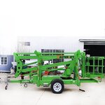 Articulating Boom Lift Factory - 12-26m Steel Cable Custom OEM