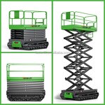 Mini Mobile Scissor Lift Factory - CE 450kg Offroad All Terrain